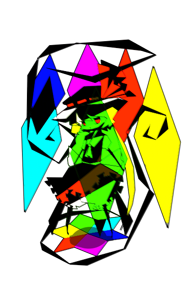 flandre scarlet (touhou) drawn by ritsu_(roboroboro)