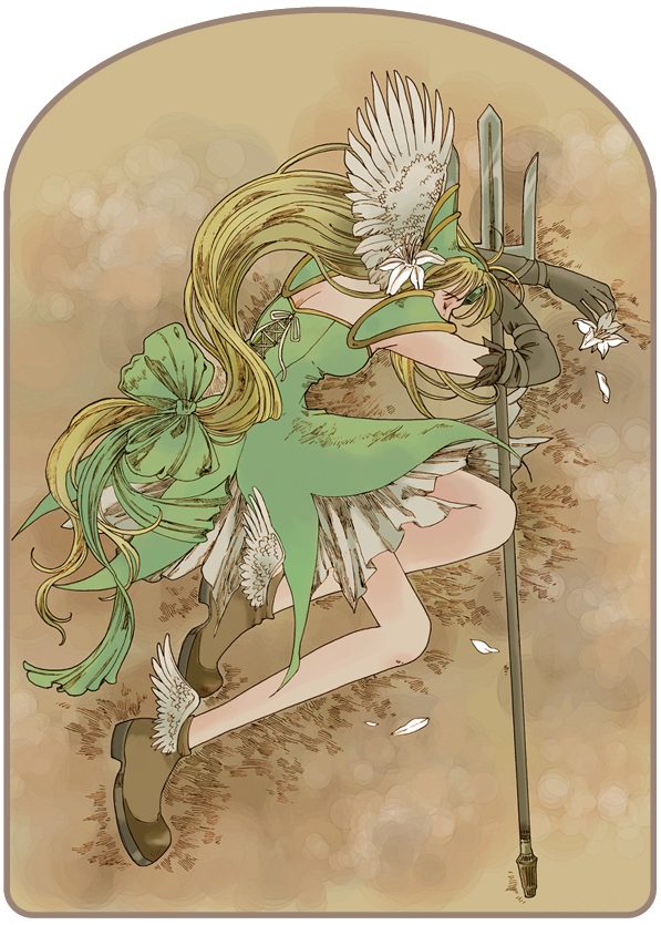 riesz (seiken densetsu and 1 more) drawn by melon_kikkoro