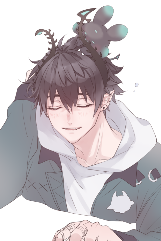 ren zotto and renvader (nijisanji and 1 more) drawn by akago_r