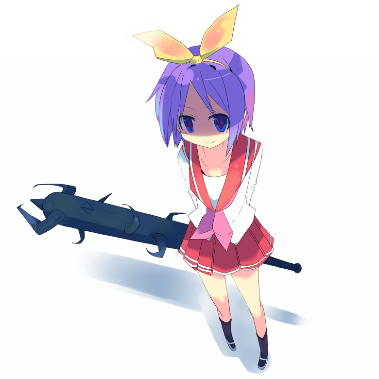 hiiragi tsukasa (lucky star and 1 more) drawn by kanikama