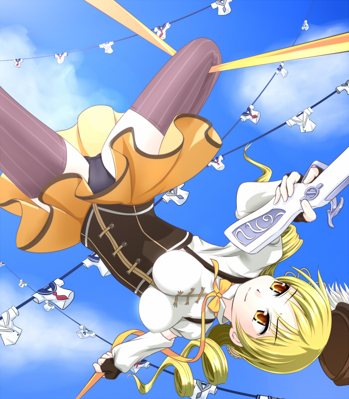 tomoe mami (mahou shoujo madoka magica) drawn by yasutake