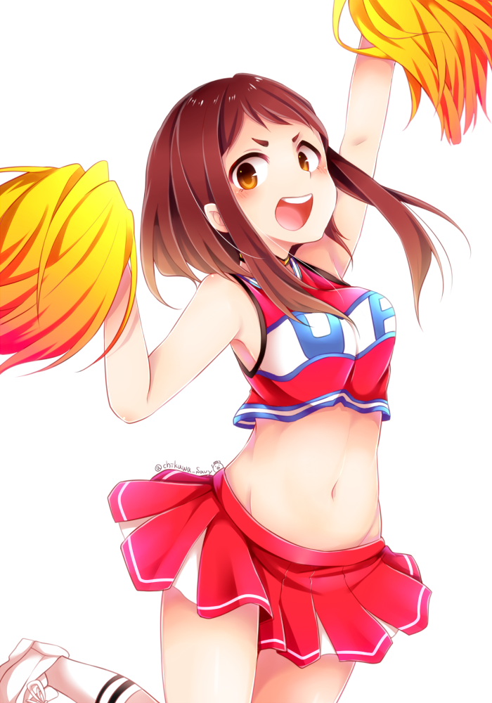 uraraka ochaco (boku no hero academia) drawn by chikuwa_savy