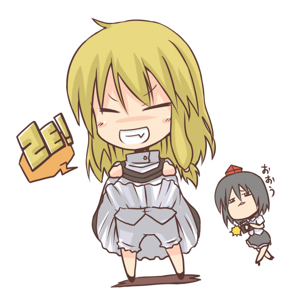 kirisame marisa, shameimaru aya, and kimeemaru (touhou) drawn by lockheart