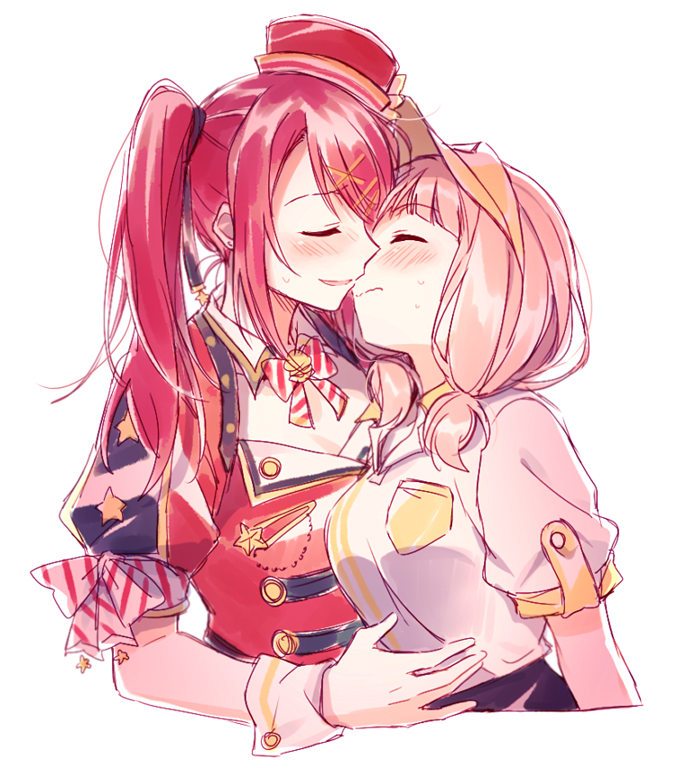 uehara himari and udagawa tomoe (bang dream!) drawn by re_ghotion