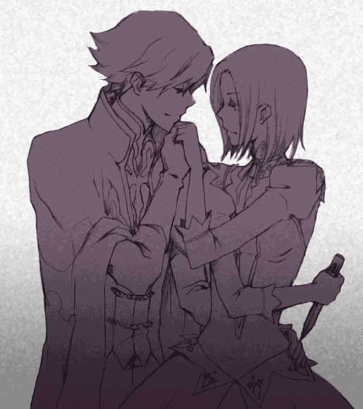 kouzuki kallen and gino weinberg (code geass) drawn by momose_itsuki