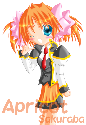 apricot sakuraba (galaxy angel and 1 more) drawn by salad_(kani-salad)