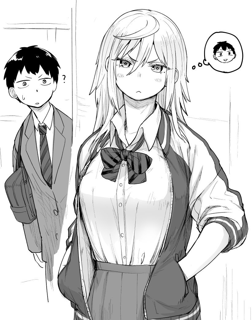 taira namito and furi youko (tonari no furisan ga tonikaku kowai.) drawn by nujima Danbooru
