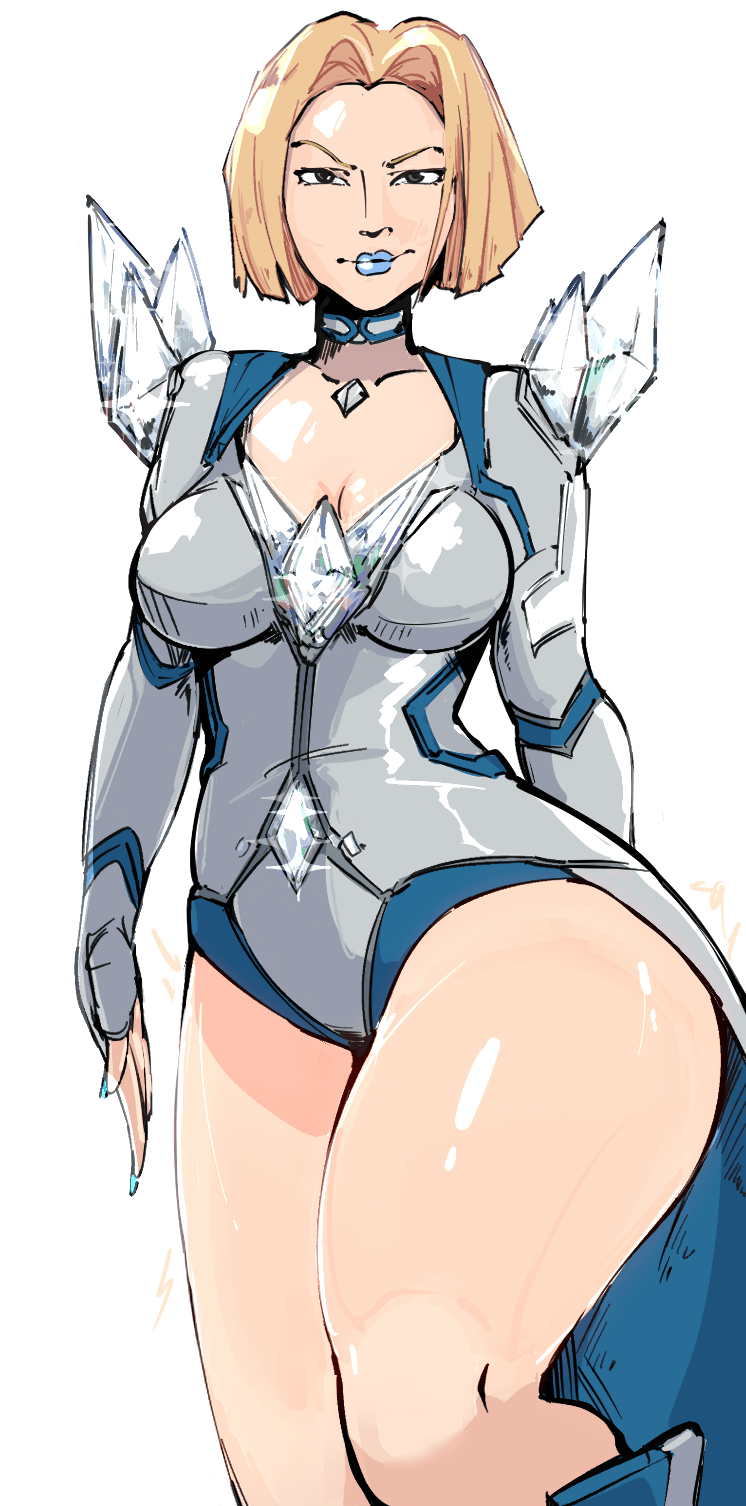emma frost (marvel and 2 more) drawn by plow_(witch_parfait)