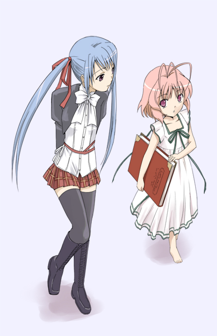 amatsuka tsurara and amatsuka fubuki (baby princess) drawn by marumi