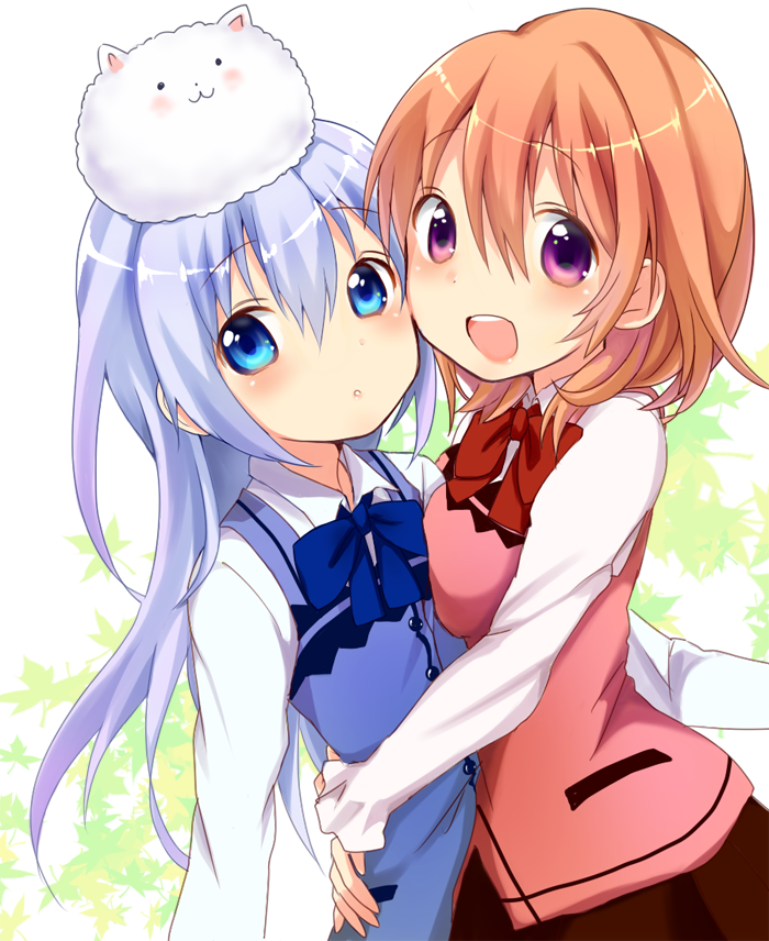 kafuu chino, hoto cocoa, and tippy (gochuumon wa usagi desu ka?) drawn by amedamacon
