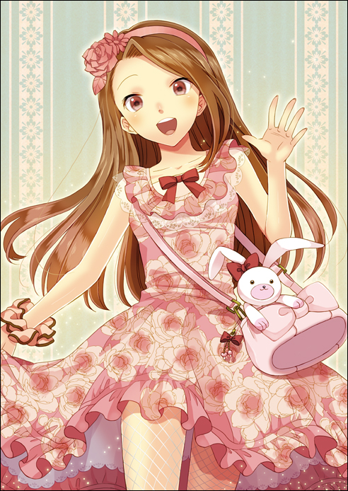 minase iori and usa-chan (idolmaster) drawn by nakahara_(fukufuku)