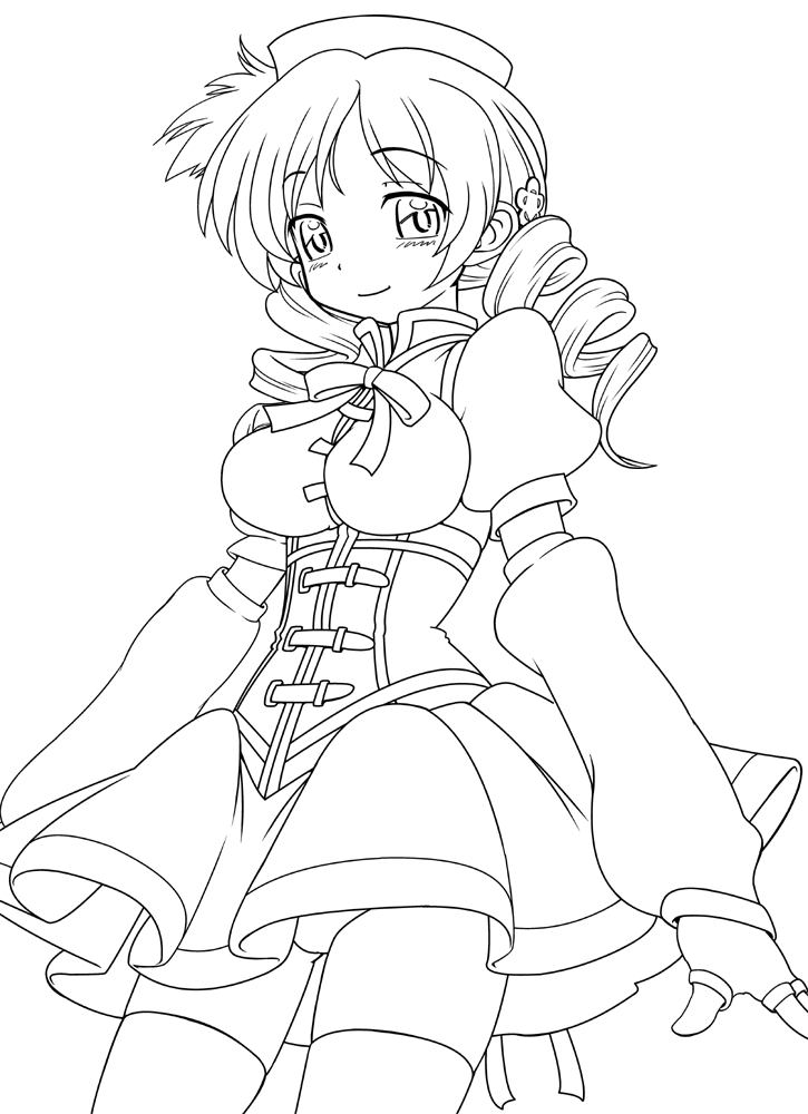 tomoe mami (mahou shoujo madoka magica) drawn by sashio_sae_(omutsu_sniper)