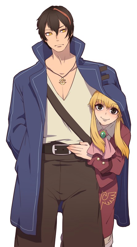 ushiromiya lion and willard h. wright (umineko no naku koro ni) drawn by niso