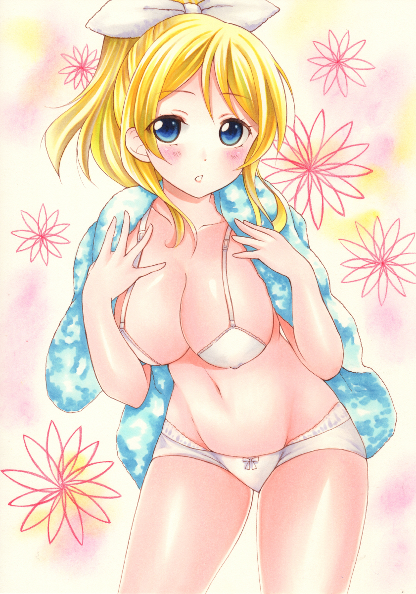 ayase eli (love live! and 1 more) drawn by saya_pr