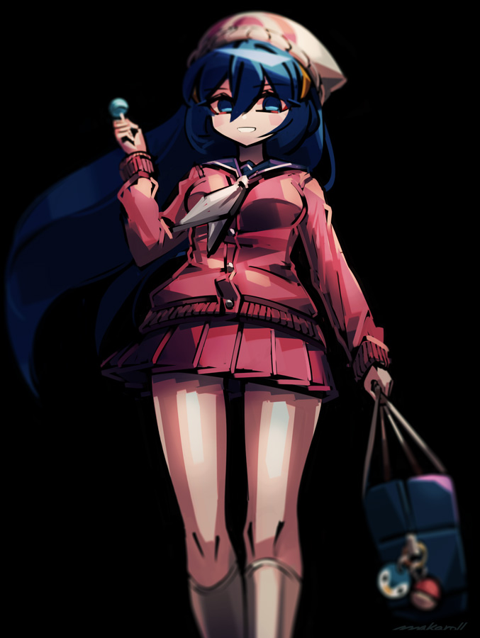 dawn and piplup (pokemon and 2 more) drawn by makaroll