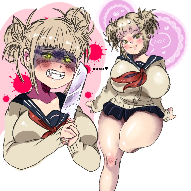 toga himiko (boku no hero academia) drawn by fionnabunny