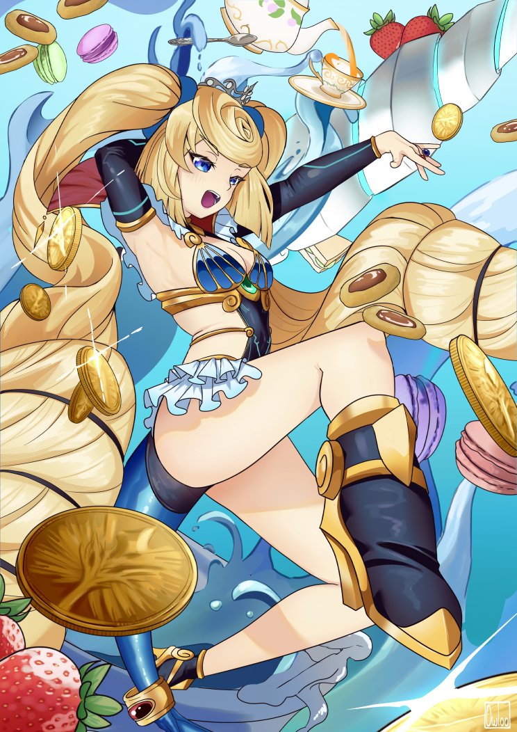sheba (xenoblade chronicles and 1 more) drawn by owloo_art