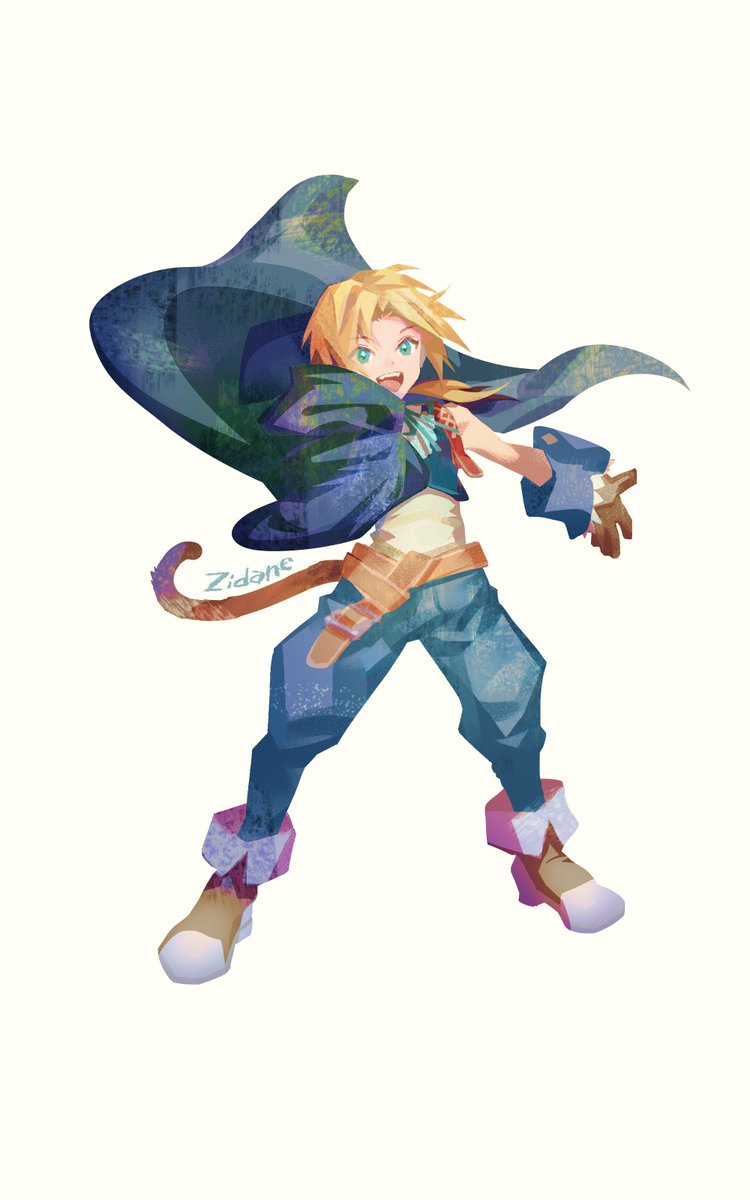 zidane tribal (final fantasy and 1 more) drawn by logi_bunbukucha