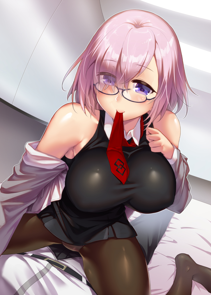 mash kyrielight and fujimaru ritsuka (fate and 1 more) drawn by ono_misao