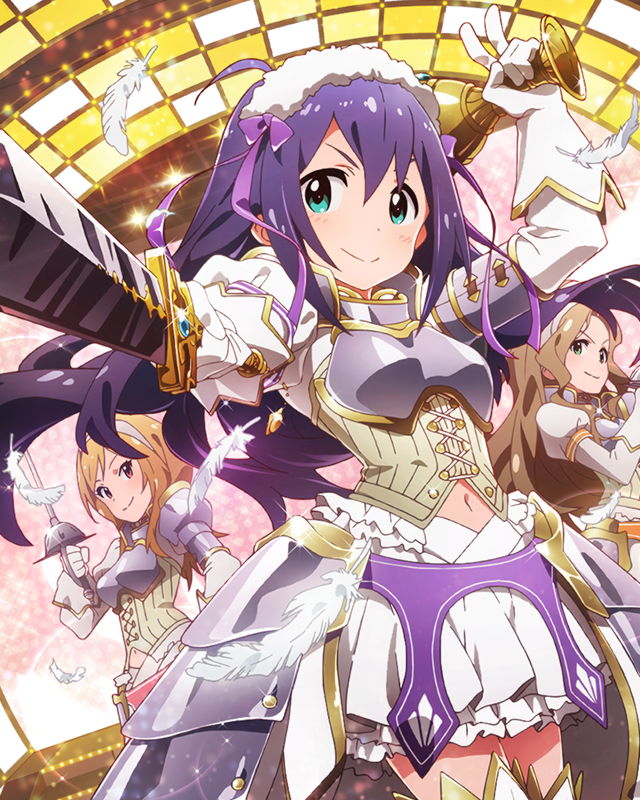 mochizuki anna, momose rio, and nikaido chizuru (idolmaster and 1 more)