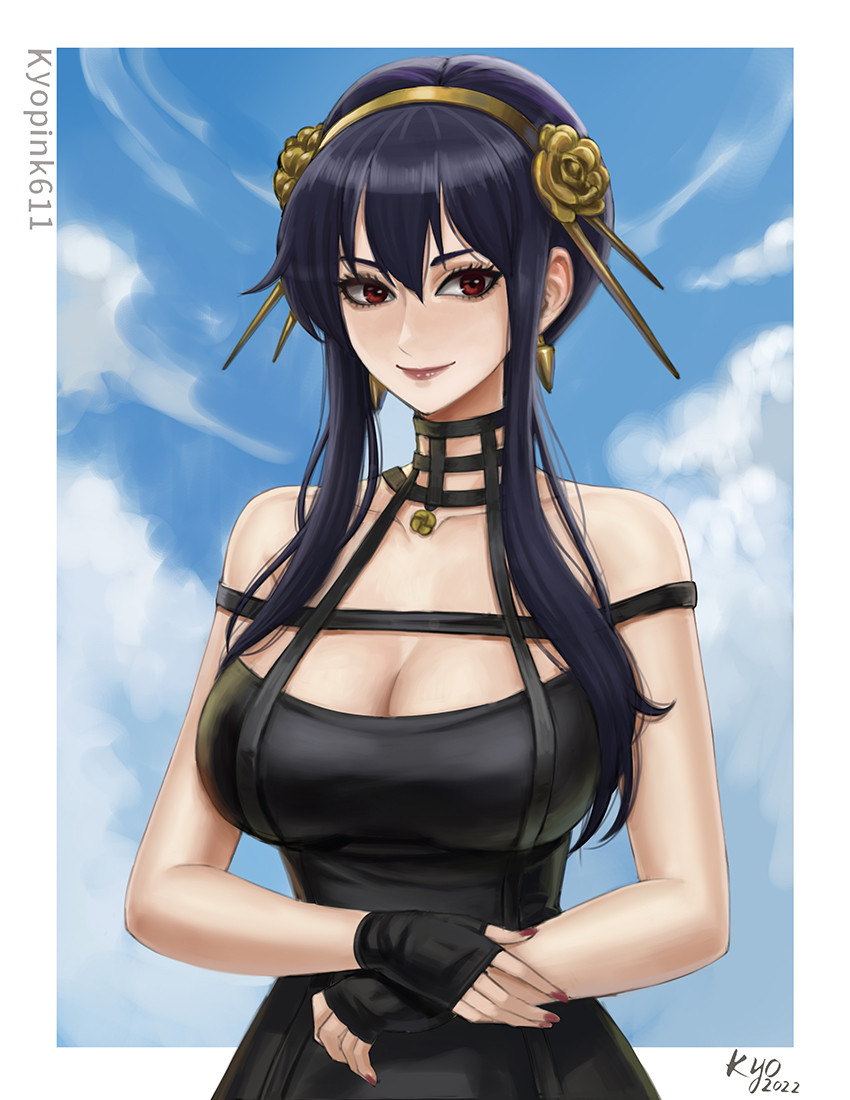 yor briar (spy x family and 1 more) drawn by kyopink