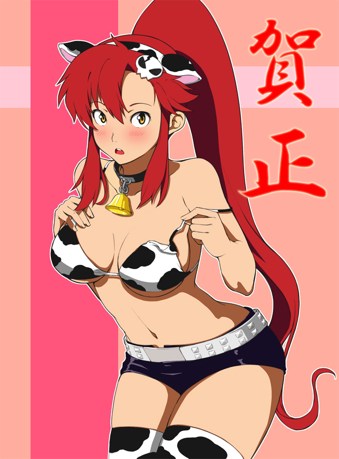 yoko littner (tengen toppa gurren lagann) drawn by oboro_(squeeze)