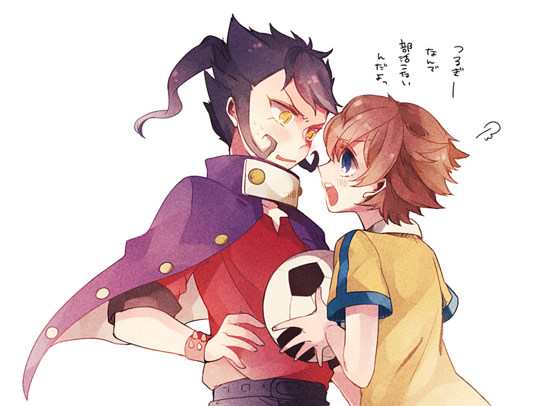 matsukaze tenma and tsurugi kyousuke (inazuma eleven and 1 more) drawn by maico_(a218)