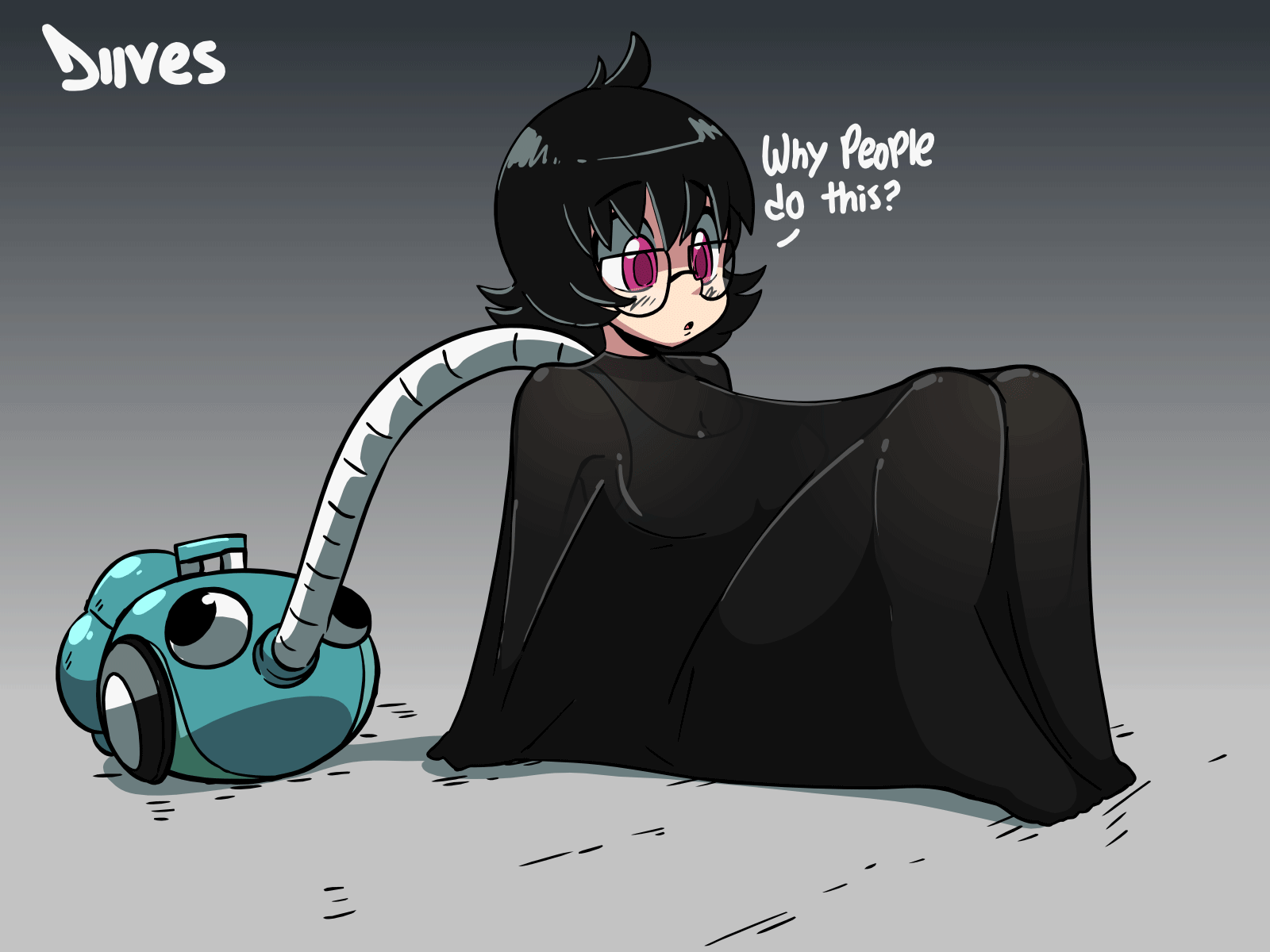 shizuku murasaki and blinky (hunter x hunter) drawn by diives