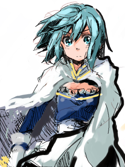 miki sayaka (mahou shoujo madoka magica) drawn by kirisawa_saki