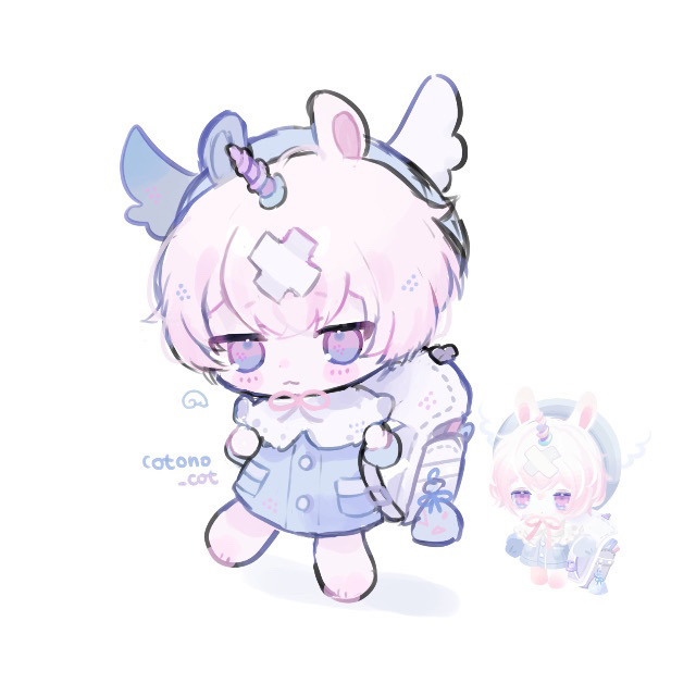 original and 1 more drawn by cotono_(nazekun)