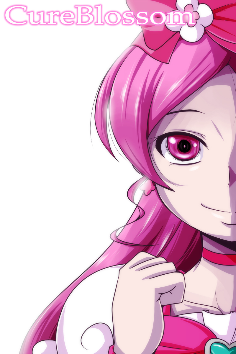 hanasaki tsubomi and cure blossom (precure and 1 more) drawn by nishi_koutarou