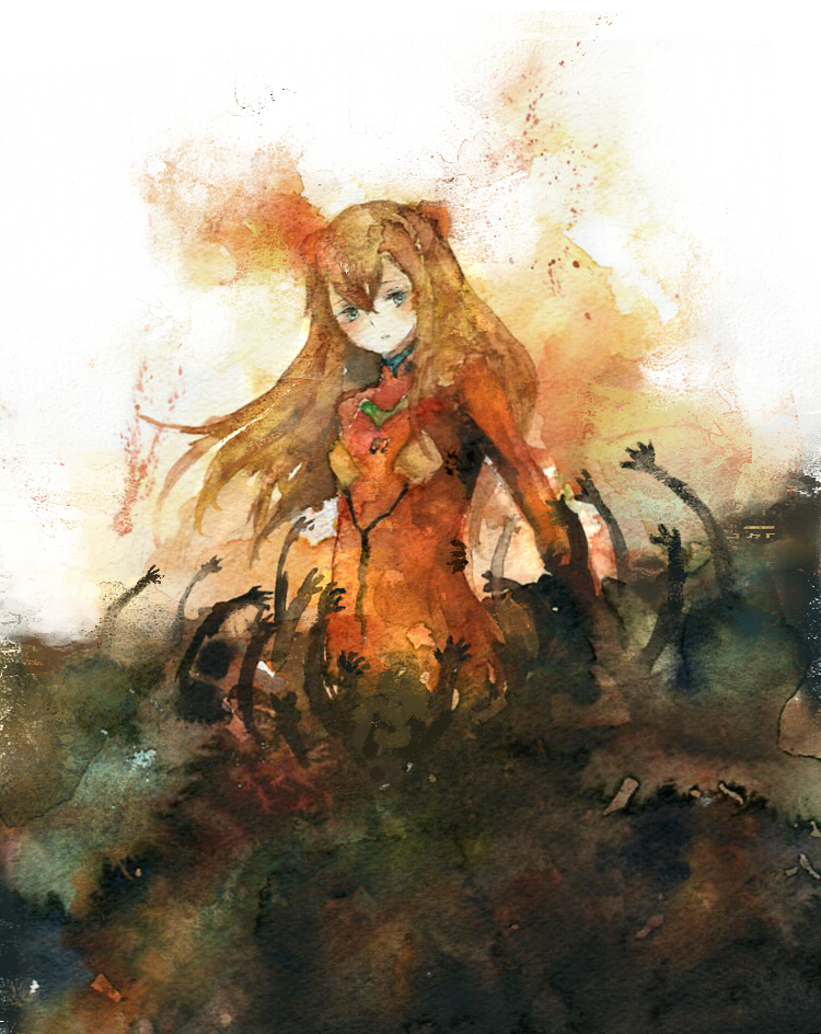 souryuu asuka langley (neon genesis evangelion and 1 more) drawn by b-berry