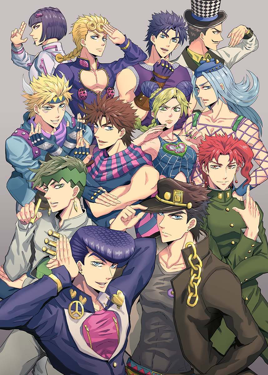 Kujo Jotaro Joseph Joestar Caesar Anthonio Zeppeli Kakyoin Noriaki Jonathan Joestar And 7 More Jojo No Kimyou Na Bouken And 6 More Drawn By Hoshimiku Danbooru The perfect jojopose caesar jojo animated gif for your conversation. kujo jotaro joseph joestar caesar