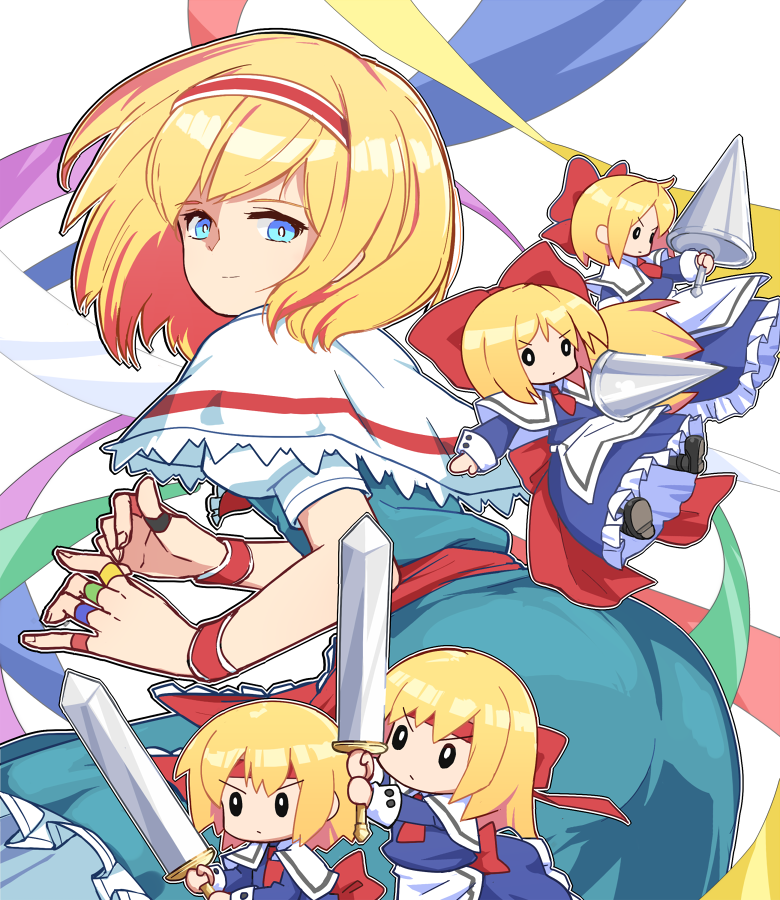 alice margatroid and shanghai doll (touhou) drawn by maguro_(mawaru_sushi)