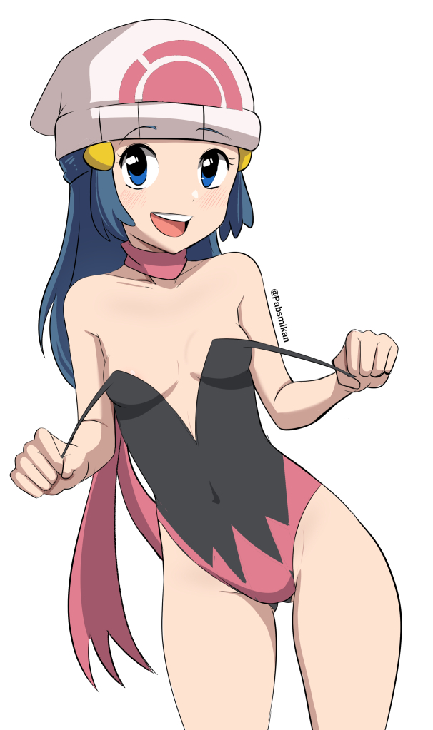 dawn (pokemon and 1 more) drawn by pabsmikan