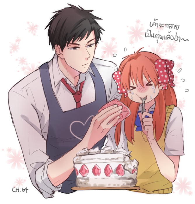 sakura chiyo and nozaki umetarou (gekkan shoujo nozaki-kun) drawn by warable