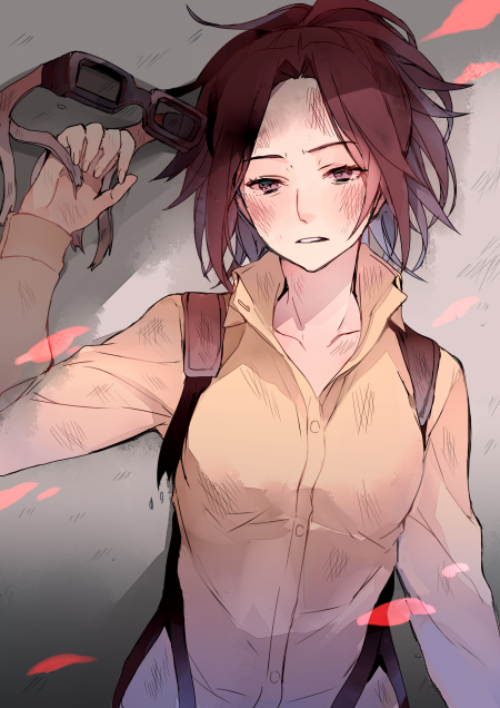 hange zoe (shingeki no kyojin) drawn by tokio_neo