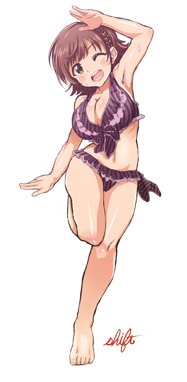 honda mio (idolmaster and 1 more) drawn by shift_(waage)