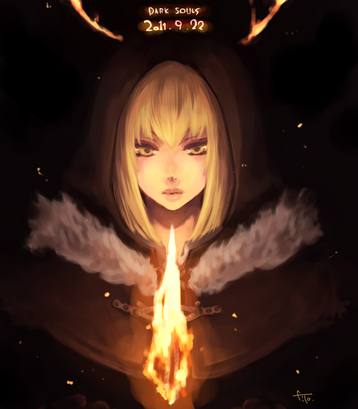 dark souls and 1 more drawn by filo_(pixiv_3324010)