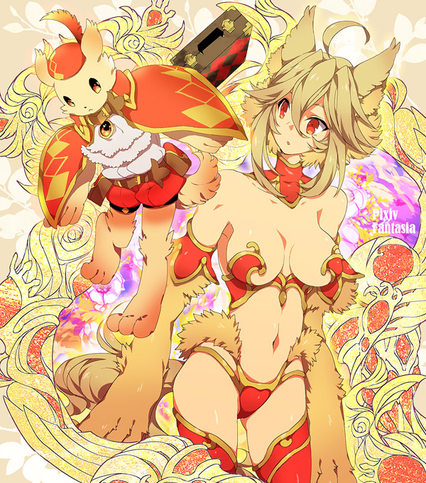 pixiv fantasia and 1 more drawn by hashiko_(pecopom)