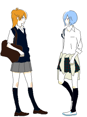 souryuu asuka langley and ayanami rei (neon genesis evangelion) drawn by gen_(susono01)
