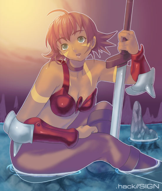 mimiru (.hack// and 1 more) drawn by sango_(53box)