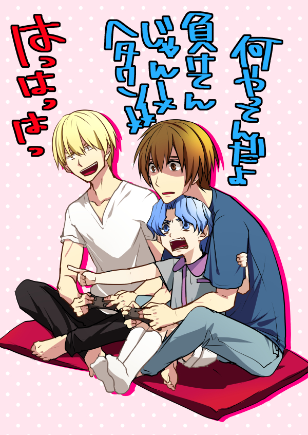 gilgamesh, kishinami hakuno, and matou shinji (fate and 2 more) drawn by yuzuhiro_(98)