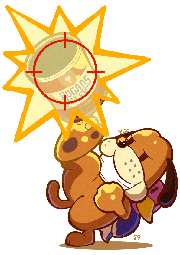 dog and duck (super smash bros. and 2 more) drawn by 04sora40