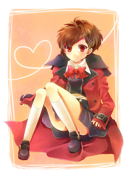 shiomi kotone (persona and 2 more) drawn by shooting428star