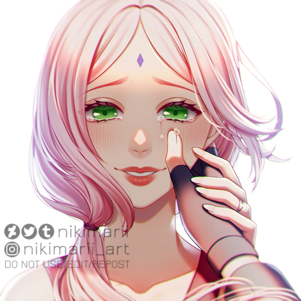haruno sakura and uchiha sasuke (naruto and 1 more) drawn by nikimarii