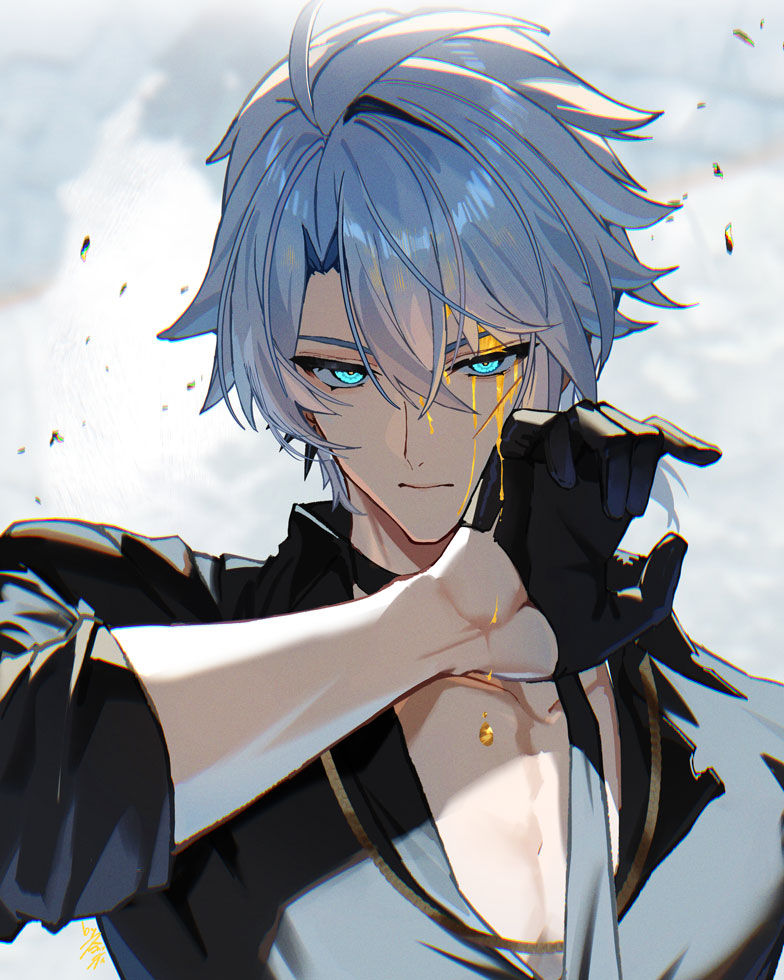 phainon (honkai and 1 more) drawn by scottie_(phantom2)