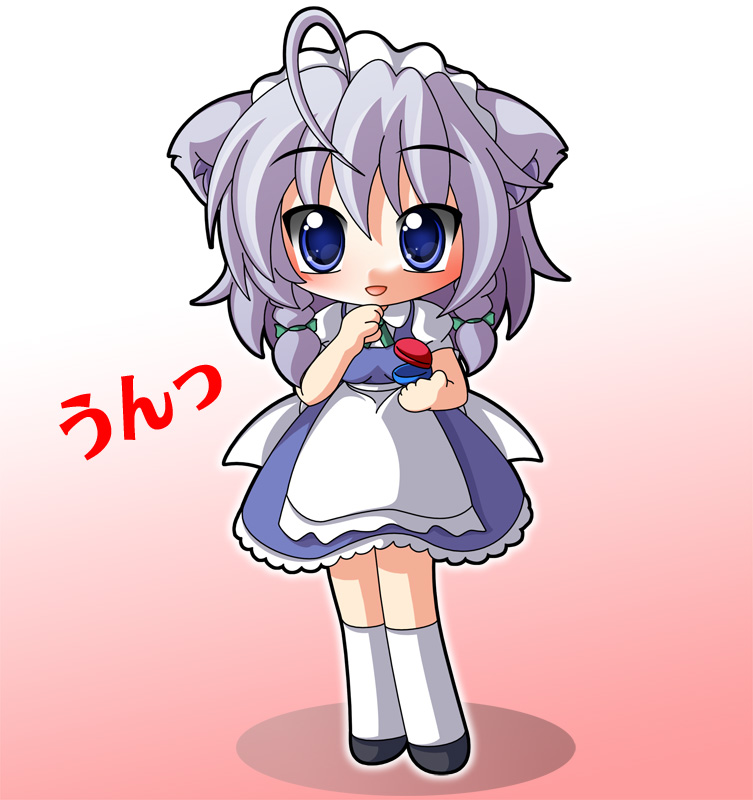 izayoi sakuya and inu sakuya (touhou and 1 more) drawn by shinjitsu