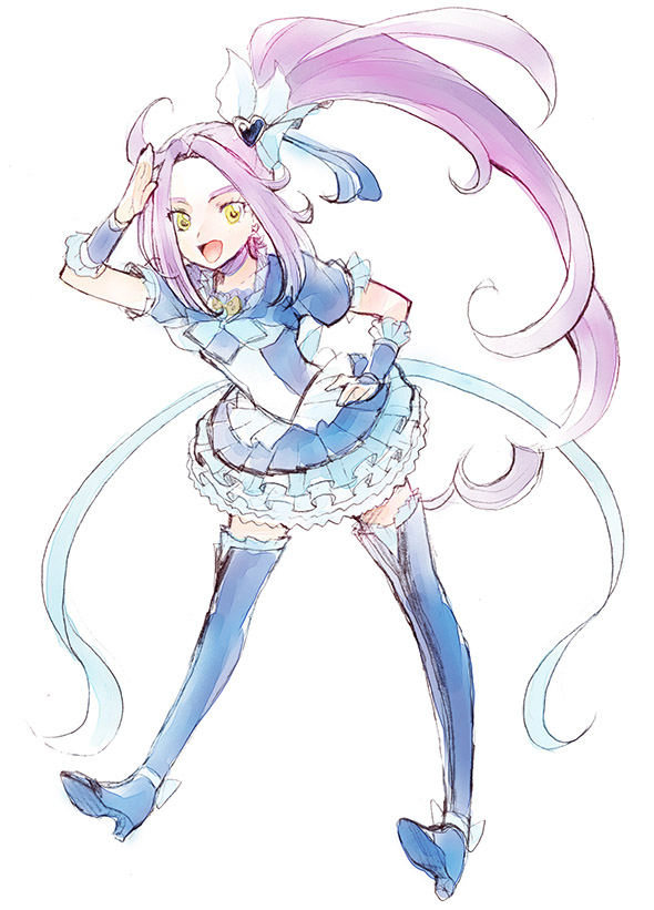 kurokawa eren, seiren, and cure beat (precure and 1 more) drawn by kurochiroko