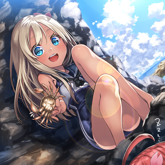 ro-500 and i-58 (kantai collection) drawn by unowen